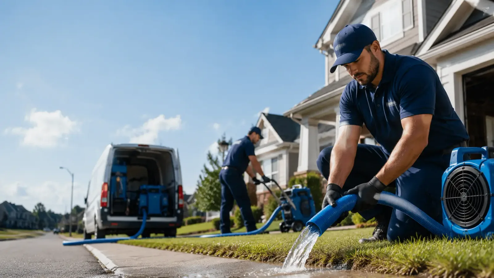 Flood Damage Restoration in New Hudson, MI